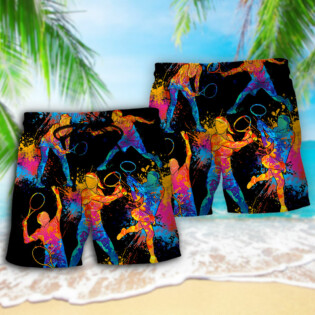 Racquetball Color Art - Beach Short - Owl Ohh - Owl Ohh