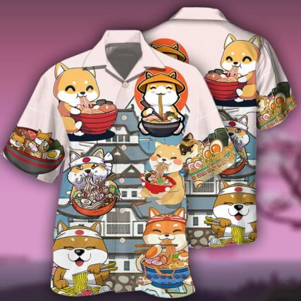 Cat Ramen Lovely Style - Hawaiian Shirt - Owl Ohh - Owl Ohh