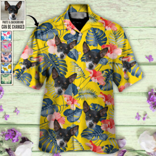 Dog Lucky You Want Tropical Custom Photo - Hawaiian Shirt - Personalized Photo Gifts-Owl Ohh