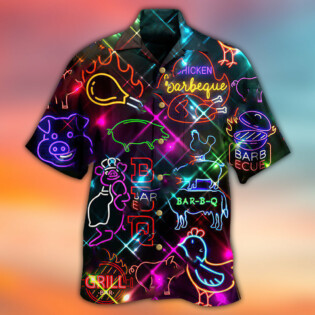 Food Real Men Smell Like Barbecue Stunning - Hawaiian Shirt - Owl Ohh - Owl Ohh
