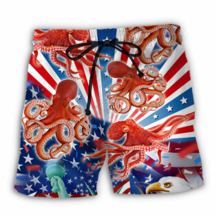Octopus USA Independence Day - Beach Short - Owl Ohh - Owl Ohh