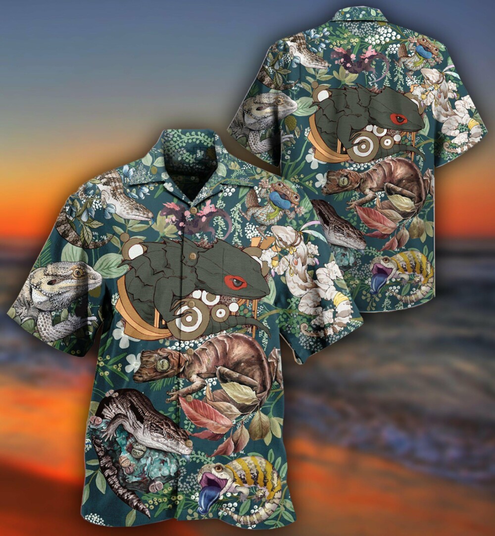 Reptile Animals Love Reptile - Hawaiian Shirt - Owl Ohh - Owl Ohh
