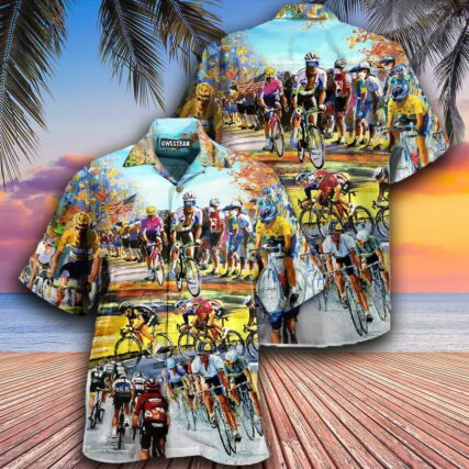 Bike Ride Until The End Of The World Forever - Hawaiian Shirt - Owl Ohh - Owl Ohh