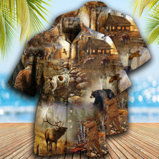 Hunting Rise Shine It's Hunting Time Cool - Hawaiian Shirt - Owl Ohh - Owl Ohh
