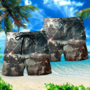 Robot Cool In The World - Beach Short - Owl Ohh - Owl Ohh