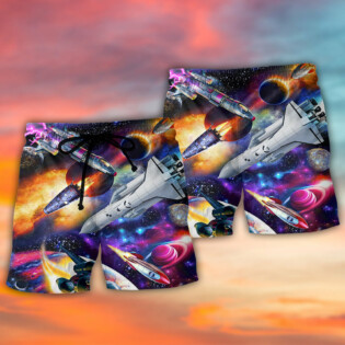 Rocket Style With Stunning Colors - Beach Short - Owl Ohh - Owl Ohh