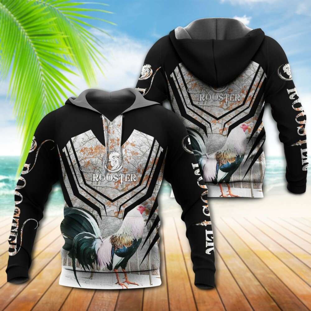 Rooster I May Look Calm - Hoodie - Owl Ohh - Owl Ohh