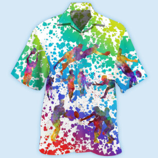 Rugby Colorful Painting - Hawaiian Shirt - Owl Ohh - Owl Ohh