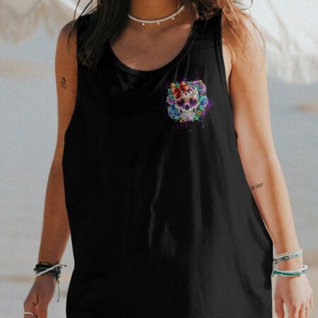 IF YOU THINK I'M CRAZY NOW ROSE SKULL ALL OVER PRINT - TLTW2504232