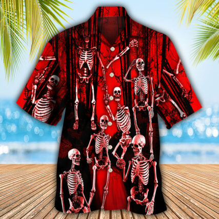 Skull Action Figure - Hawaiian Shirt - Owl Ohh - Owl Ohh