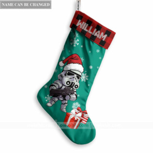 Christmas Star Wars Stormtrooper Love The Giver More Than The Gift - Christmas Stocking