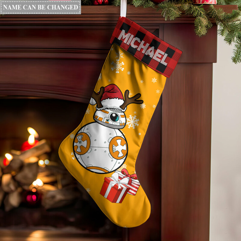Christmas Star Wars B-88 Love The Giver More Than The Gift Personalized - Christmas Stocking - Owl Ohh-Owl Ohh