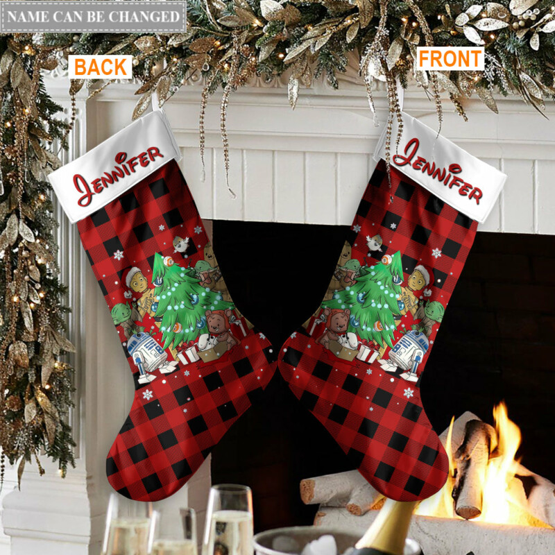Christmas Star Wars It's The Most Wonderful Time Of The Year! Personalized - Christmas Stocking - Owl Ohh-Owl Ohh