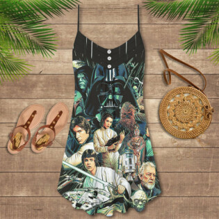Star Wars Rebellions Are Built on Hope - V-neck Sleeveless Cami Dress