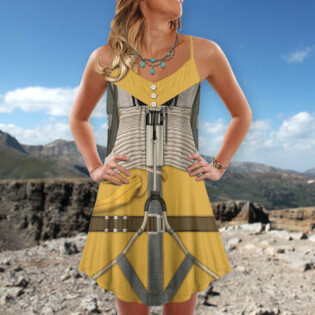 SW Bossk Cosplay - V-neck Sleeveless Cami Dress - Owl Ohh-Owl Ohh