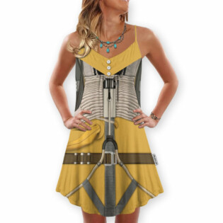 SW Bossk Cosplay - V-neck Sleeveless Cami Dress - Owl Ohh-Owl Ohh