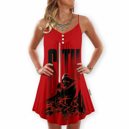 Starwars Darth Vader Sith - V-neck Sleeveless Cami Dress
