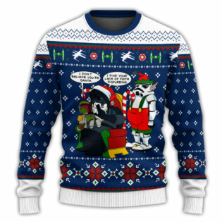 Christmas Star Wars Darth Vader I Find Your Lack of Faith Disturbing - Sweater - Ugly Christmas Sweaters