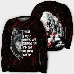 Wolf your first - Hoodie - HOOD05MIN030921