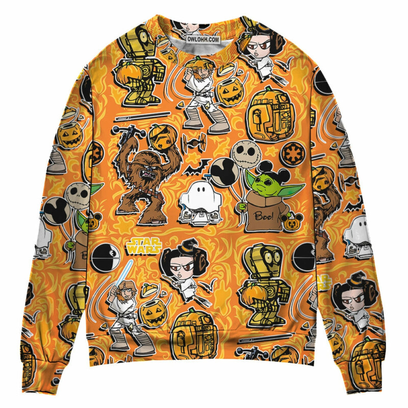 Halloween Starwars Cute Funny - Sweater
