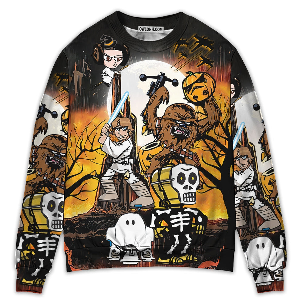 Starwars Halloween Spooky Star Wars Comics - Sweater