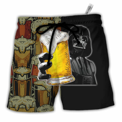 SW Darth Vader I Find Your Lack Of Beer Disturbing - Beach Short