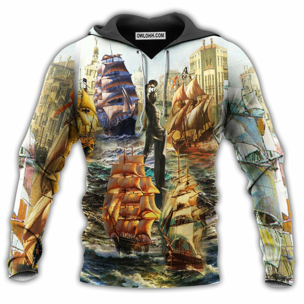 Sail Away And Enjoy Your Own Colorful - Hoodie - Owl Ohh - Owl Ohh