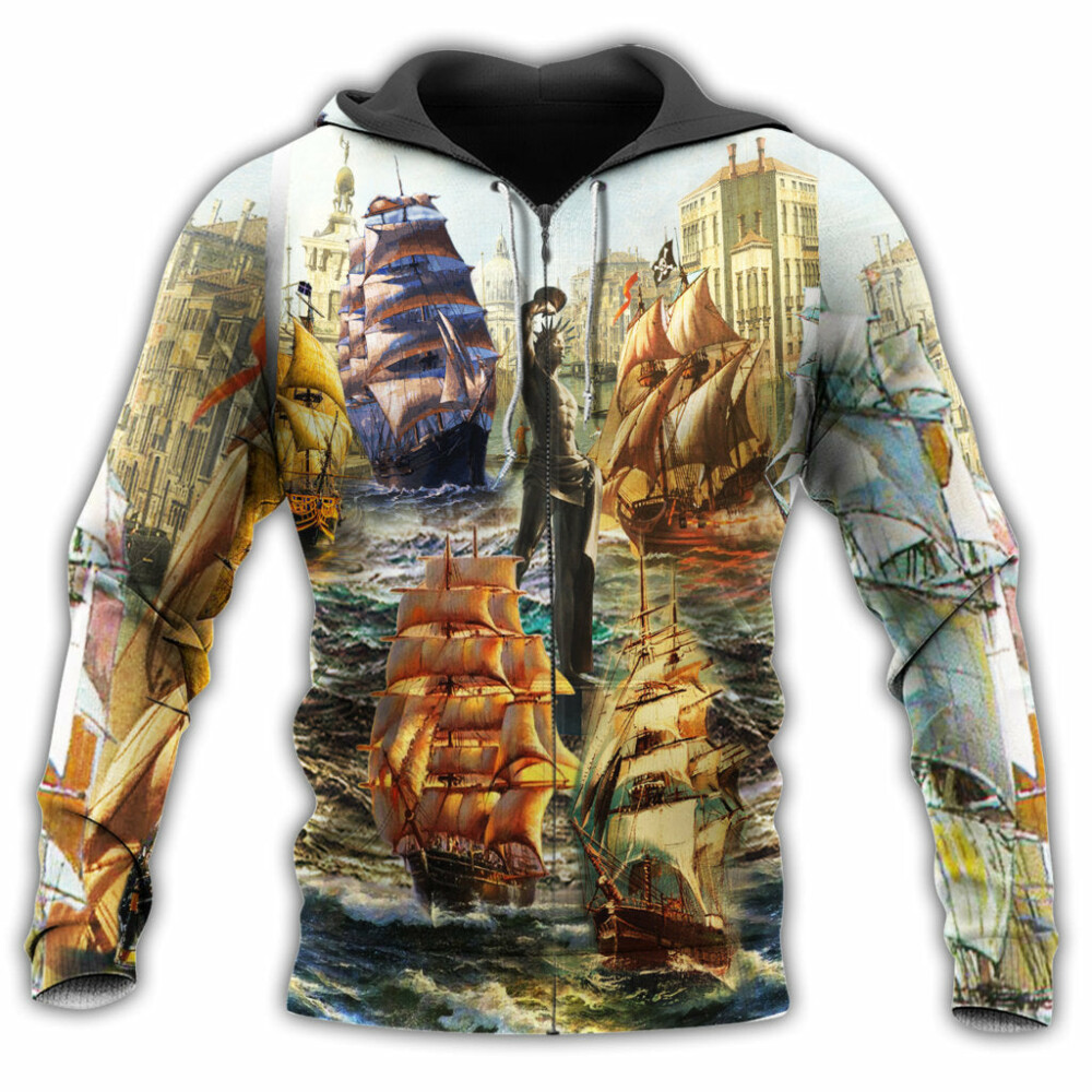 Sail Away And Enjoy Your Own Colorful - Hoodie - Owl Ohh - Owl Ohh