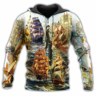 Sail Away And Enjoy Your Own Colorful - Hoodie - Owl Ohh - Owl Ohh