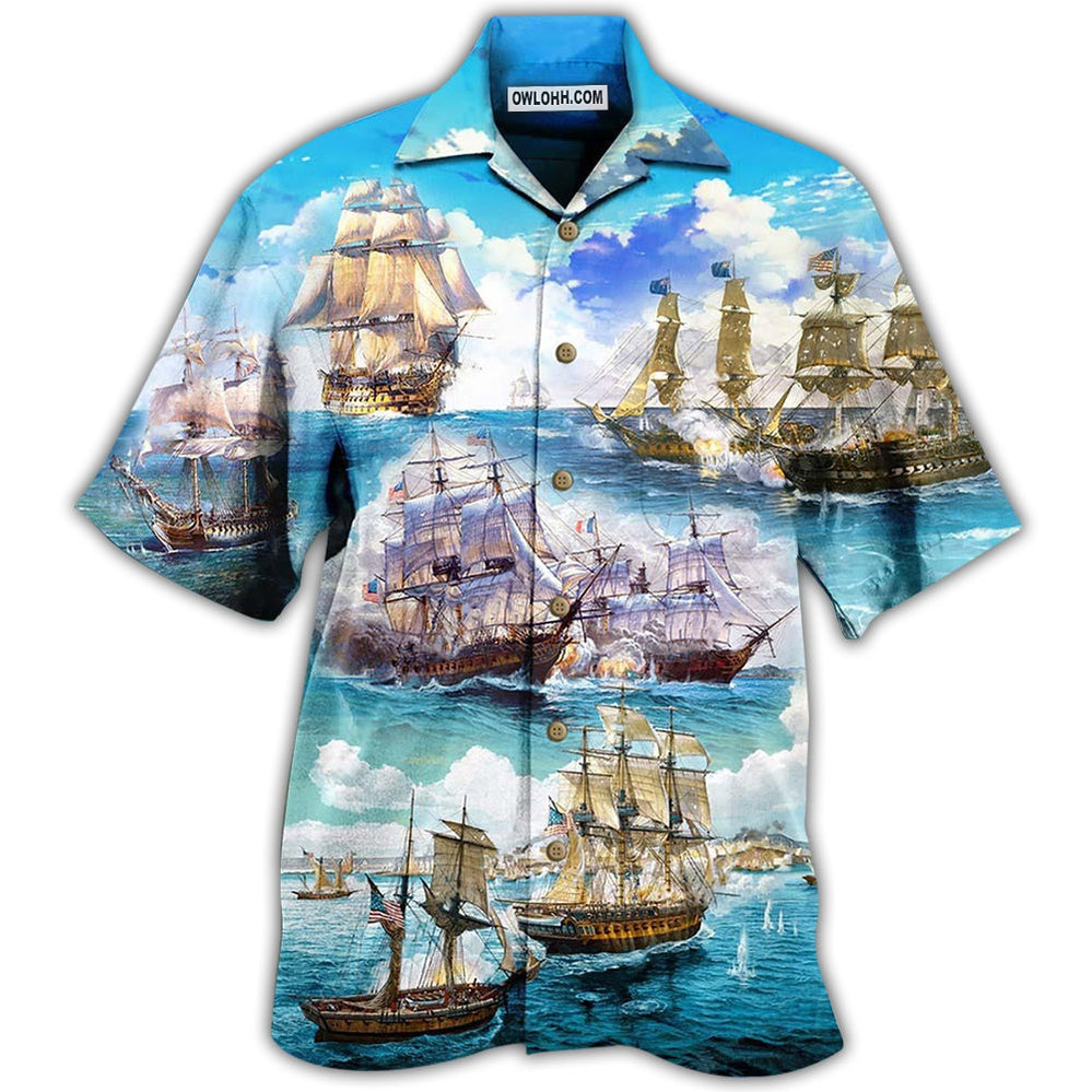 Sailing Go To The Sea - Hawaiian Shirt - Owl Ohh - Owl Ohh