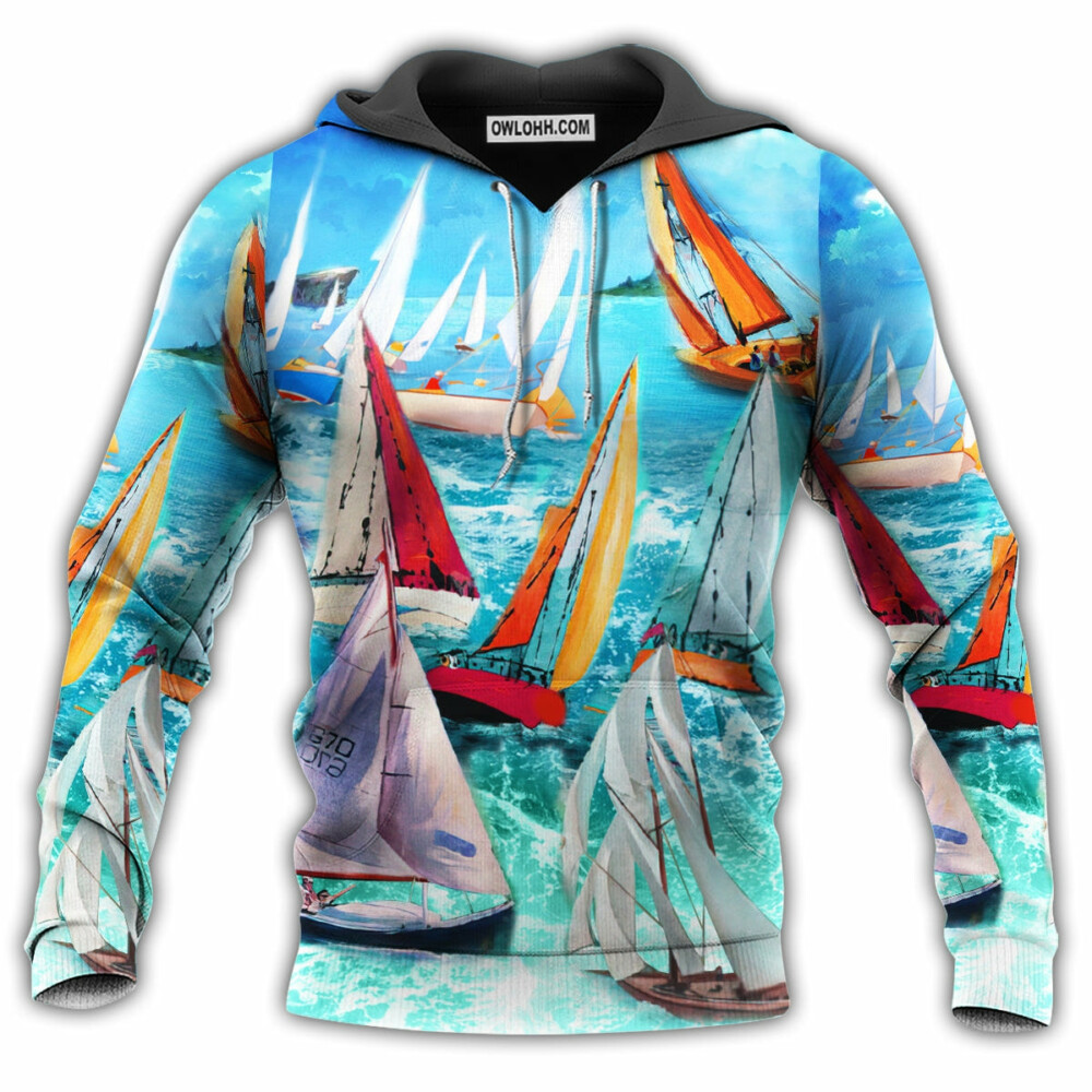 Sail Raise The Sails To Catch - Hoodie - Owl Ohh - Owl Ohh