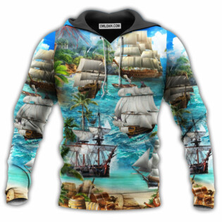 Sail Ship In The Sea - Hoodie - Owl Ohh - Owl Ohh
