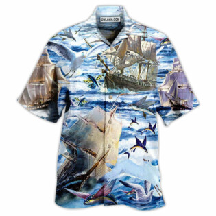 Sailing Far Flying High - Hawaiian Shirt - Owl Ohh - Owl Ohh