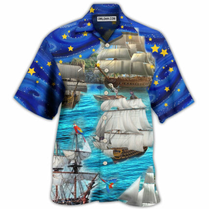 Sailing Love Ocean And Sky Christmas Style - Hawaiian Shirt - Owl Ohh - Owl Ohh
