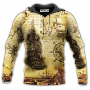 Sailing Ship Into The Sea To Find Your Soul - Hoodie - Owl Ohh - Owl Ohh