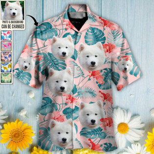 Dog Lucky You Want Tropical Custom Photo - Hawaiian Shirt - Personalized Photo Gifts-Owl Ohh