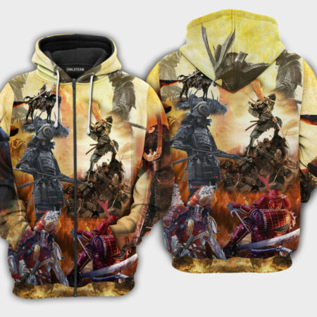 Samurai Knows His Duty And Guard His Honor - Hoodie - HOOD04NVC250921