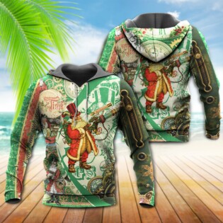 Santa Christmas Steampunk Santa - Hoodie - Owl Ohh - Owl Ohh