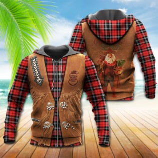 Santa Cowboy Christmas So Beautiful - Hoodie - Owl Ohh - Owl Ohh
