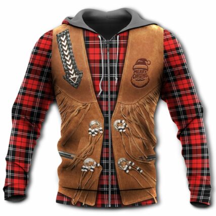 Santa Cowboy Christmas So Beautiful - Hoodie - Owl Ohh - Owl Ohh