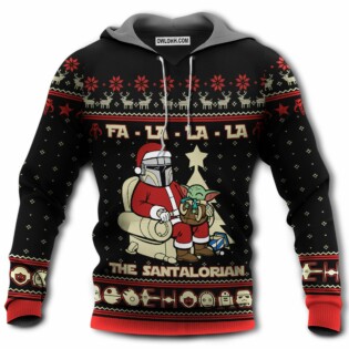 Santa The Santalorian Merry Christmas Falala - Hoodie - Owl Ohh - Owl Ohh