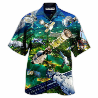 Satellite I Need More Space - Hawaiian Shirt - Owl Ohh - Owl Ohh