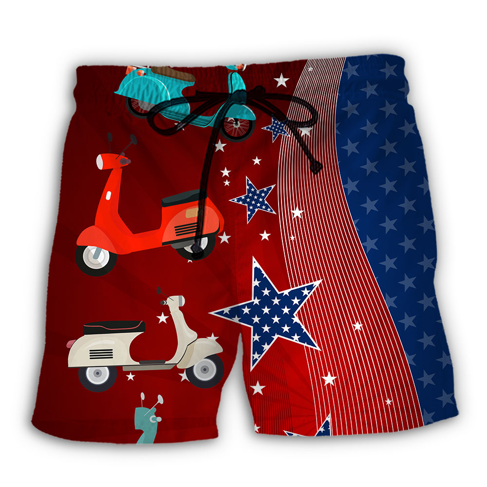 Scooter USA Star Independence Day - Beach Short - Owl Ohh - Owl Ohh