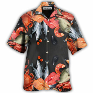 Food Seafood Lover - Hawaiian Shirt - Owl Ohh - Owl Ohh
