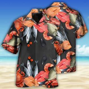 Food Seafood Lover - Hawaiian Shirt - Owl Ohh - Owl Ohh