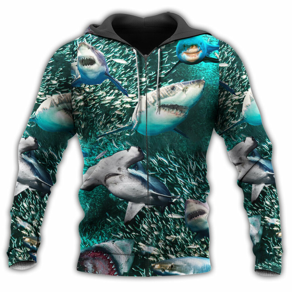 Shark In A World Full Of Fish Be A Shark - Hoodie - Owl Ohh - Owl Ohh