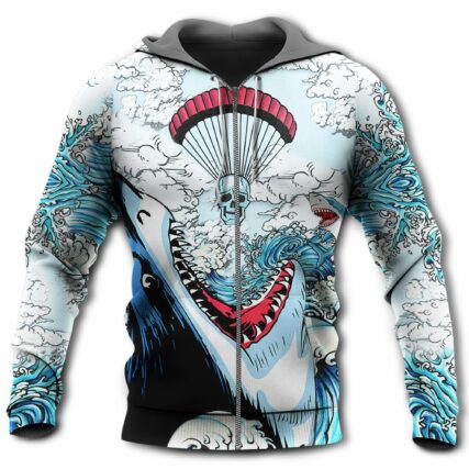 Shark Loves Skull Style - Hoodie - Owl Ohh - Owl Ohh