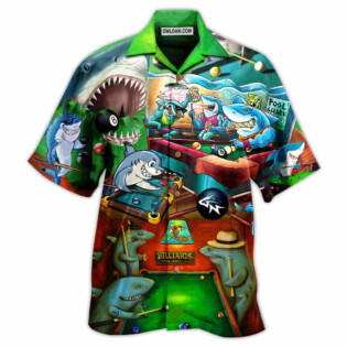 Shark Pool - Hawaiian Shirt - Owl Ohh - Owl Ohh