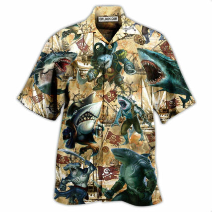 Shark Be Jawsome Be A Shark - Hawaiian Shirt - Owl Ohh - Owl Ohh