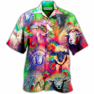Sheep Animals Colorful Sheeps - Hawaiian Shirt - Owl Ohh - Owl Ohh
